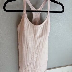 lululemon athletica Ribbed Racerback Tank — Pale Pink
